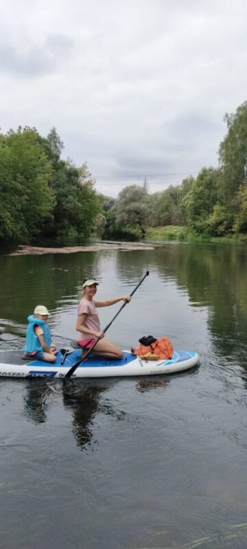 сап сплав по Истре с детьми