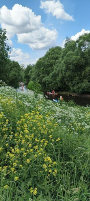 красивый сплав по Истре